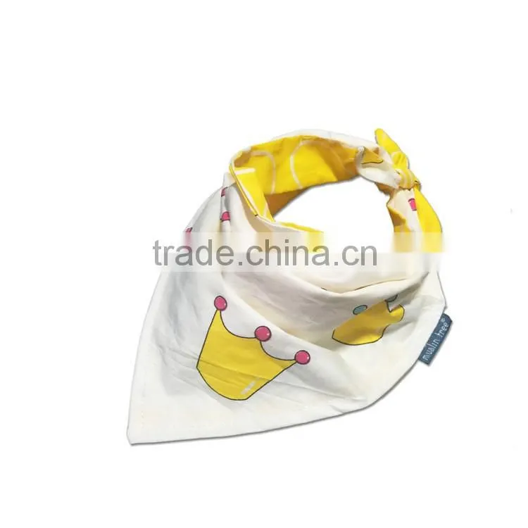 China Supplier Adjustable Cotton Baby Bandana Bibs 2016