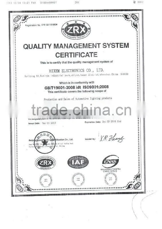HX super quality Slim AC Xenon ballast 12V/35W for car