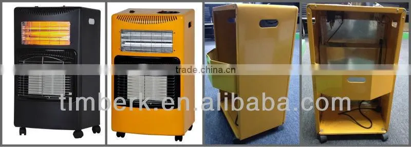 Infrared gas electric heater