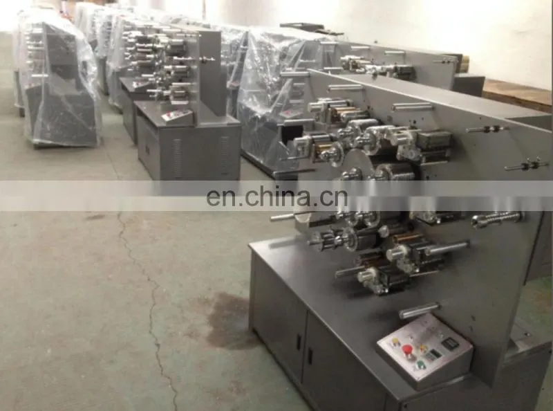 UGS1006 maquina impresora rotativa para etiqueta de lavado Automatic rotary letterpress label printer