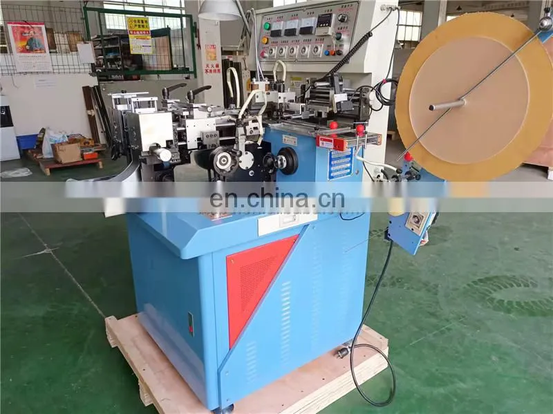 US3000 multifunction Automatic hot cold knife textile grosgrain ribbon garment apparel label cut and fold machine equipment