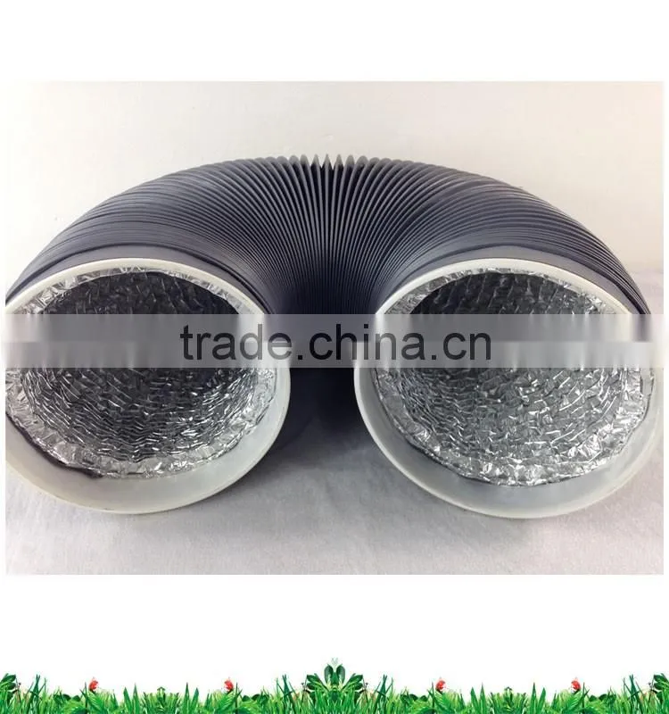 Heat resistant aluminum air duct hose air flexible ventilation hose pipe
