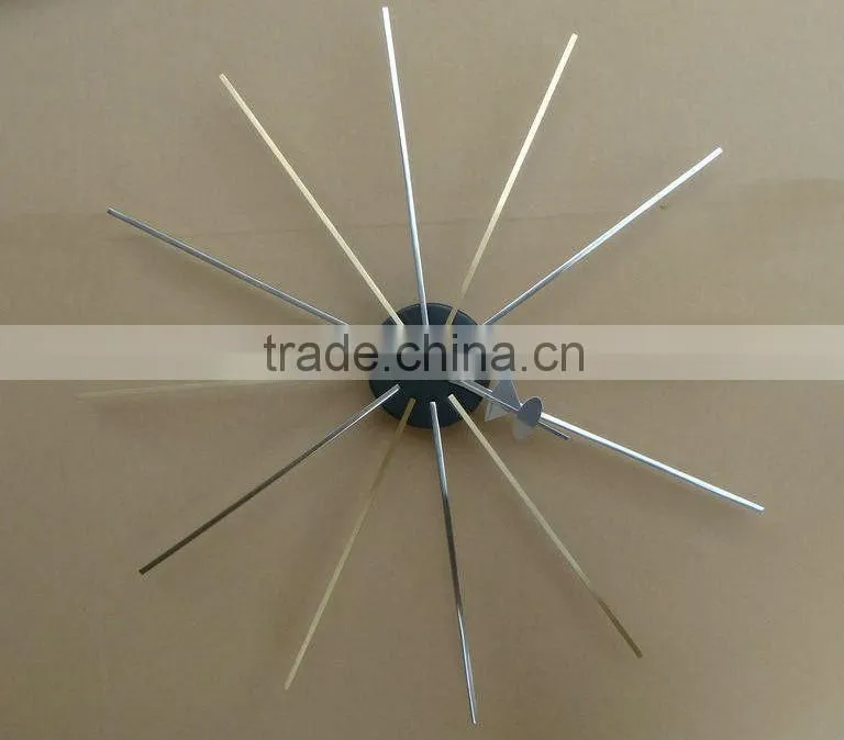 Home decoration metal wall clock wall clocks wholesale