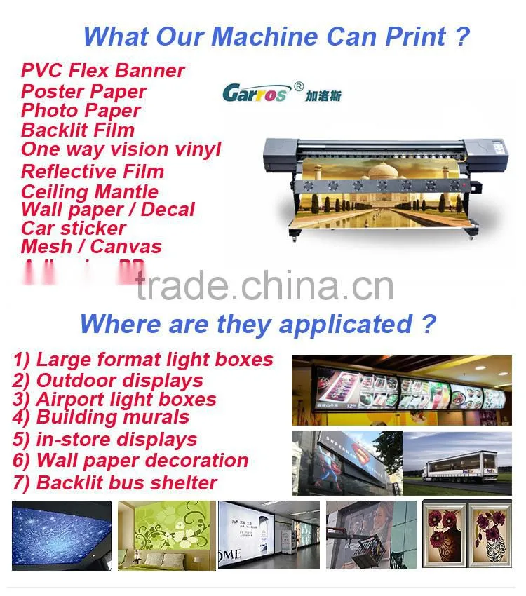 Garros Digital Flatbed Printer , Flatbed UV Printer With Led Light