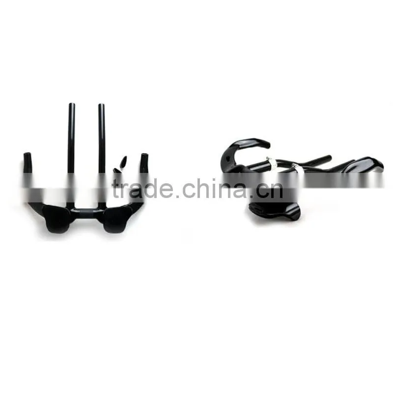 carbon Time trail road bicycle handlebar Cycle handle bars TT bike 400mm carbon handlebar with rest pads
