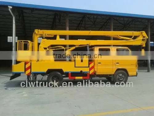 2015 new 16-18m chinese aerial platform truck,crew cab JMC aerial platform truck