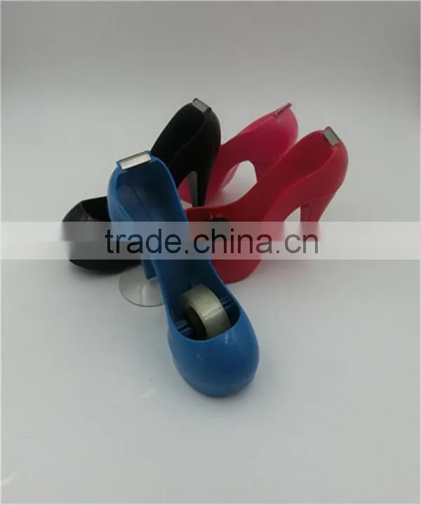 2015 Promotion wholesale popular fancy shoes high heel tape dispenser
