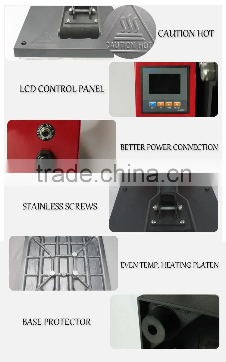 Hot and cold steam pressure heatpress machine for sale