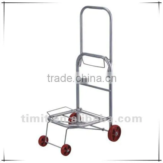 Simple Design Practical Aluminum4 Wheels Foldable Shopping Trolley Cart