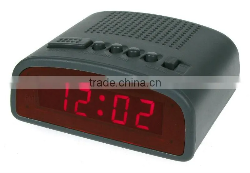 Cheap Price Portable Desktop Red LED Alarm Clock