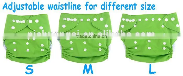 AnAnBaby Free Shipping Solid Color Breathable AIO Diapers