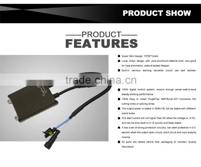 High quality Canbus HID ballast 35w hid ballast repair kit