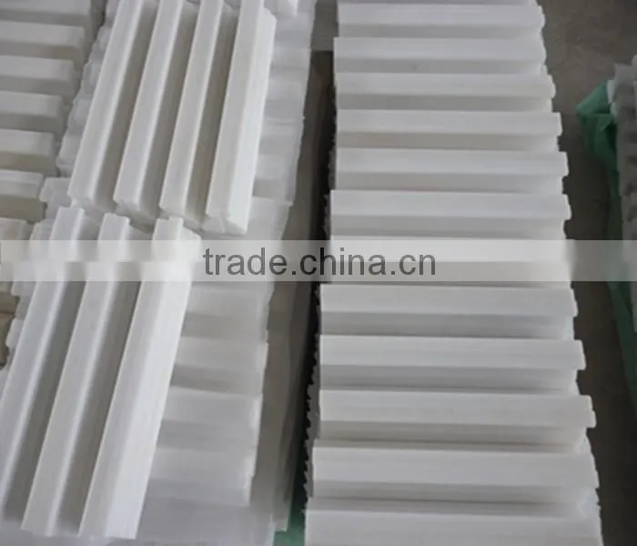 Pure white marble border