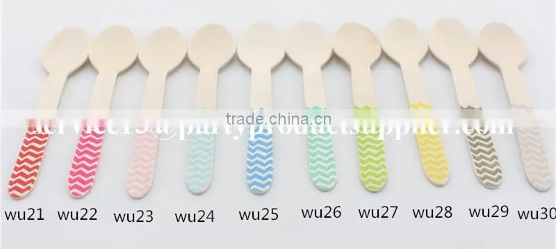 Party Supplies Wooden Fork and Spoon