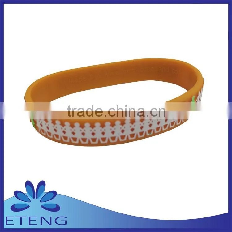 2016 new promotional silicone wristband for give away
