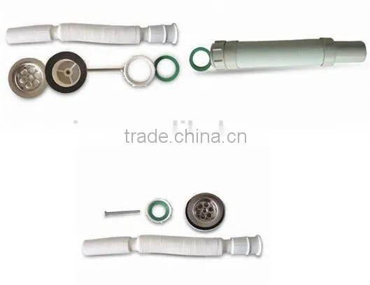 Flexible Pipes with PVC Material, Available in White Color