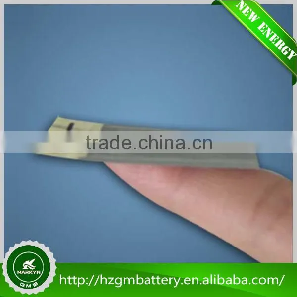 Rechargeable 3.7v 12mAh ultra thin battery