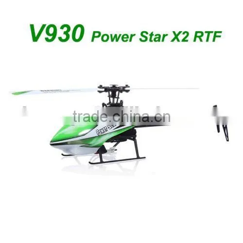 Quality Wltoys V930 2.4G 4CH Brushless motor Super Power w/ 6 Axis Gyro Power Star X2 Flybarless RC Helicopter... by (280835)