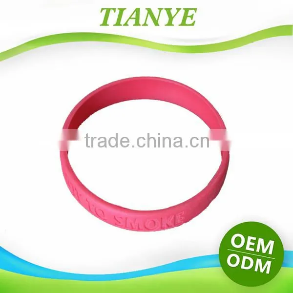 Wholesale Cheap Price Funny Custom Logo Silicone Rubber Wristband Bracelet