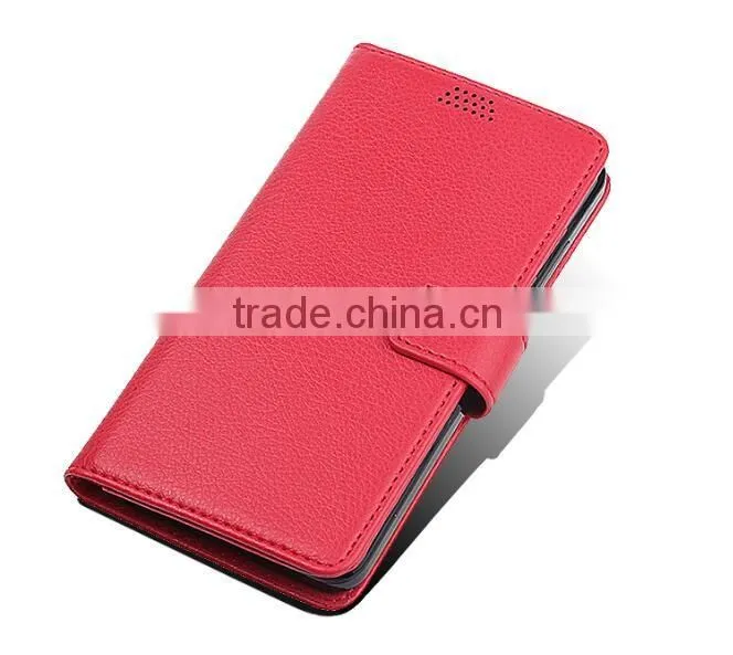 Luxury Litchi Grain Case for NOKIA 650 PU Leather Wallet Cover with Card Holder Stand Case TB-0096
