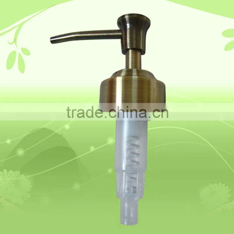 metal lotion pump