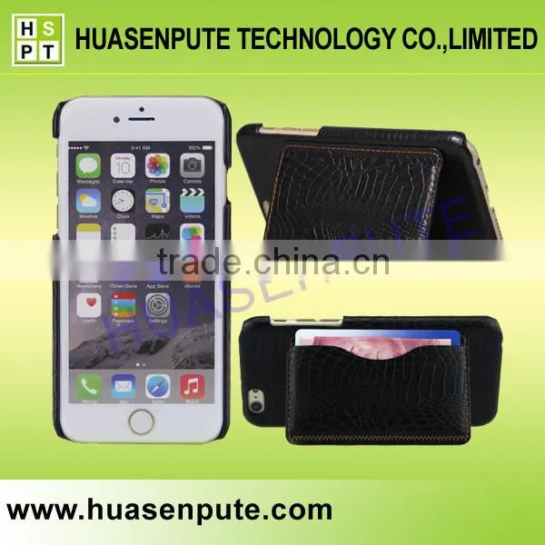 For Apple Iphone6 Compatible Brand and Leather Crocodile Skin Material Animal Phone Case