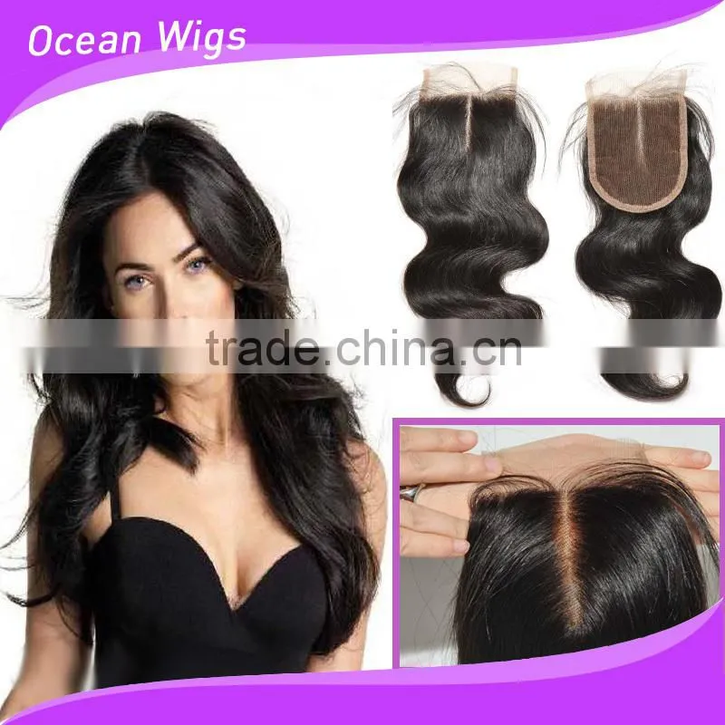 cheap full silk lace human hair front closure