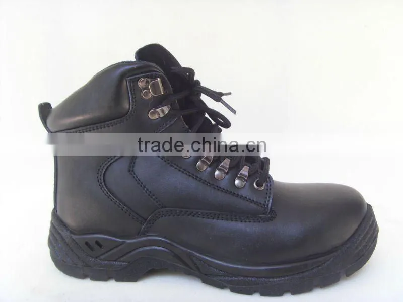 waterproof buffalo leather steel toe safety shoes