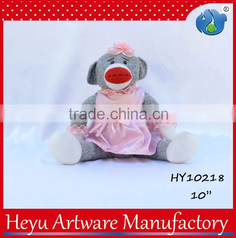 Wholesale Plush Monkey Names Pink Skirt Monkey Indoor Christmas Decoration