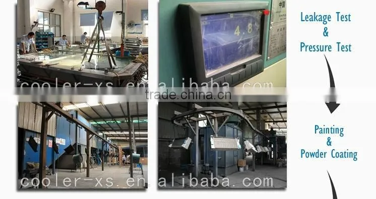aluminum high pressure industrial air-oil cooler