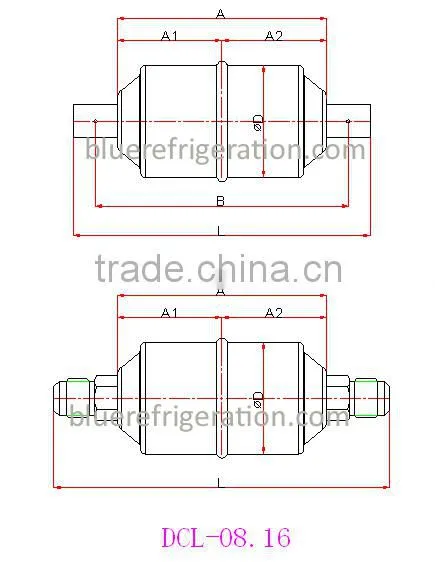 BLUE REFRIGERATION DCL Solid Core Filter Drier
