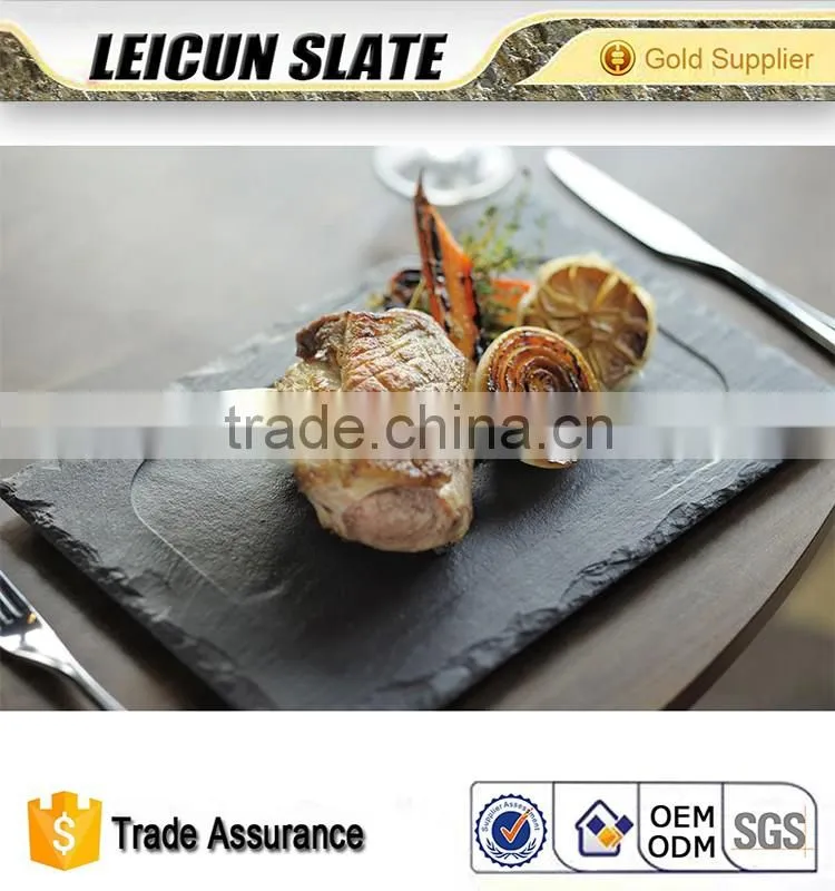 Chinese Slate Food Plates Factory supply