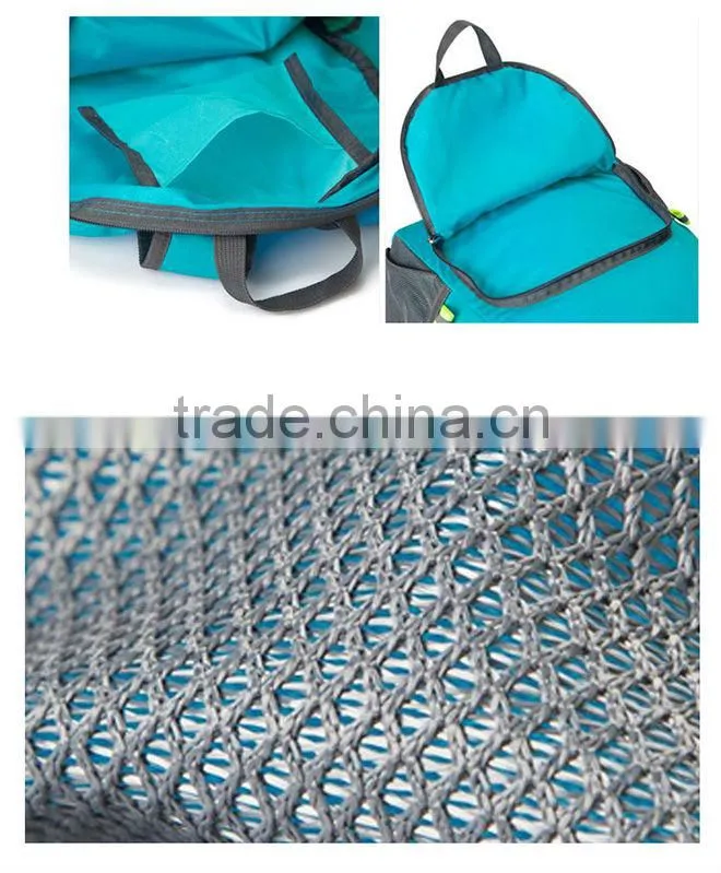 Slim foldable backpack bag for travel