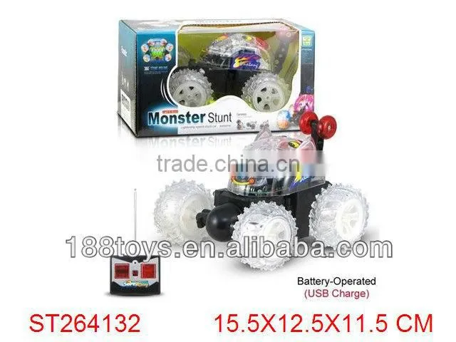 4 CH radio control music rc stunt car for kids