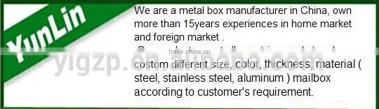 Alibaba hot sale China Alibaba hot sale China metal mailbox antique mailbox for sale aluminum for sale aluminum