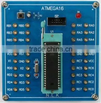 Microcontroller programmer kit,Electronic training kit,Microcontroller Experiment Equipment kit (module type AVR+PIC+MCS51)