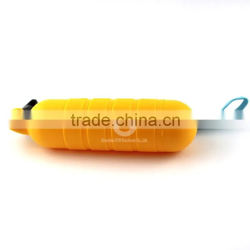Floaty bobber with strap and screw for Gopro Hero 3+/3/2/1, Yellow & Orange