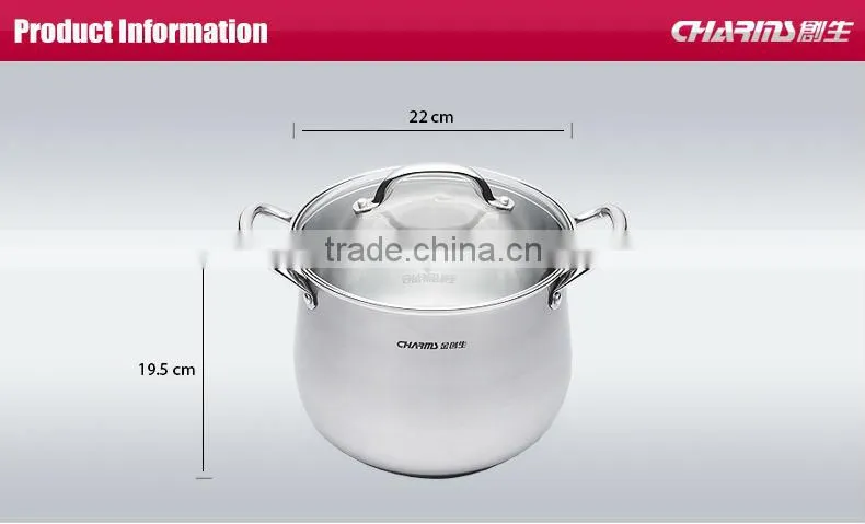 8Qt High Quality Stainless Steel Cookware/Steamer Pot