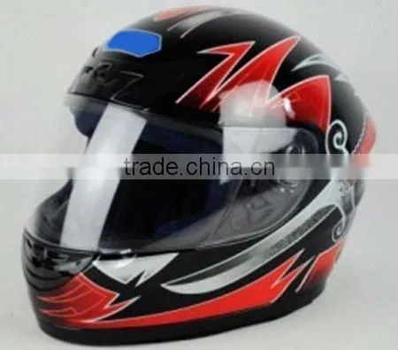 Yellow Alternating Blue Color Sport Racing Full Helmets/ Motorcycle Hemets