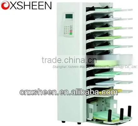 booklet making machine,XH-I six trays digital paper collator machine ,paper collating machine,booklet making machine
