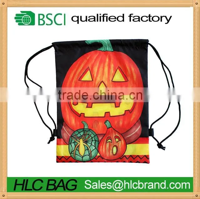 recyclable nylon polyester drawstring bag with cape HL-PB044