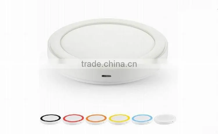 Cute around hot selling cheapest QI wireless charger pad for universal smart phone