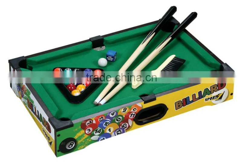 Wholesale indoor game pool table billiard table with lights