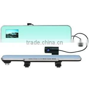 Dual camera 2.7 inch LCD mirror car dvr