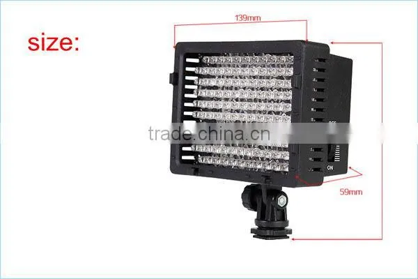 Pro CN-126 LED camera video lamp light for Nikon Canon