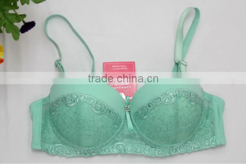 Strapless Ladies Beautiful Bra Sexy Embroider Bra Design
