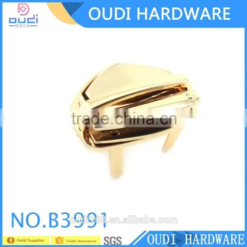 Zinc Alloy Bag Push Lock New Coming Fashion Bag Lock For Women Handbag Accessories