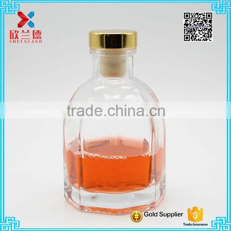 special design lamp shaped high quality white glass bottle for aroma diffuser