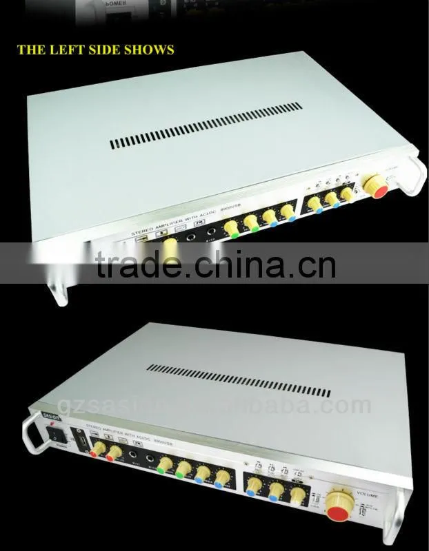 2016 new arrival SASION professional AC/DC amplifiers with USB/SD