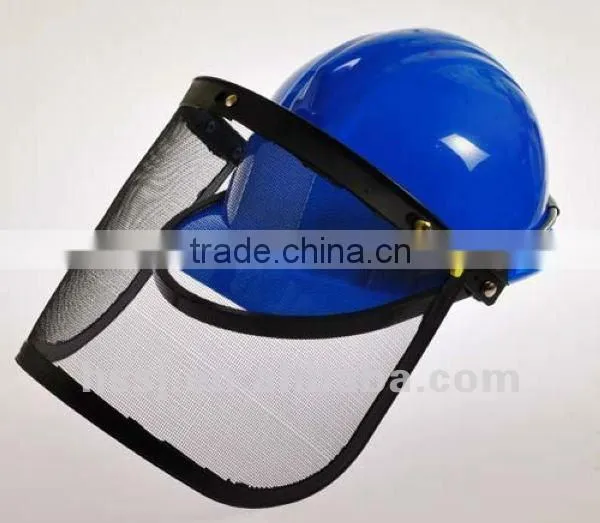 2016 CE standard wire mesh helmet safety full face shield visor,plastic face shield CE face shield visor for helmet